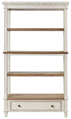 Realyn - Bookcase - Brown / White - Best Buy Furniture