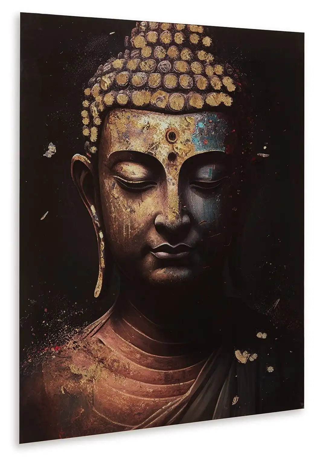 Caymoore - Wall Art - Black / Gold Finish - Best Buy Furniture