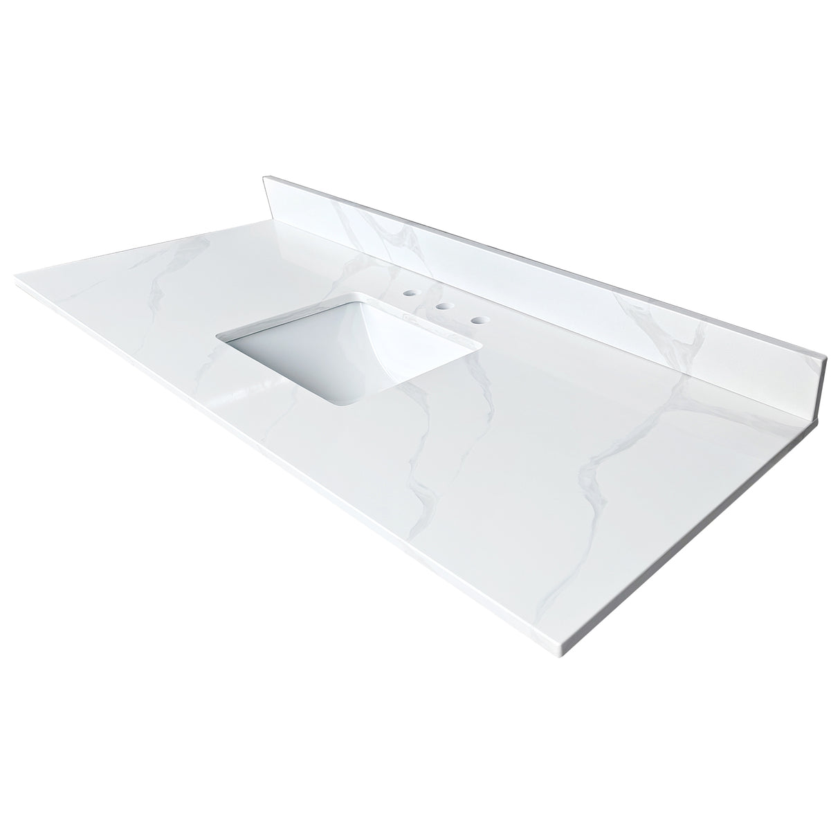 61-Inch Quartz Bathroom Vanity Top