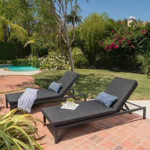 Modern Chaise Lounge With Wate Resistant Fabric Cushions - Best Buy Furniture