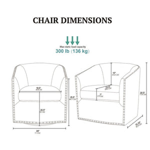 Luxurious Chair With 360 Degree Rotation