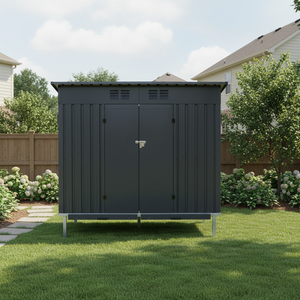 Outdoor Galvanized Metal Chicken Coop