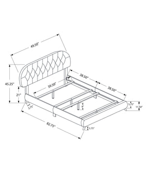 Bed Upholstered Look