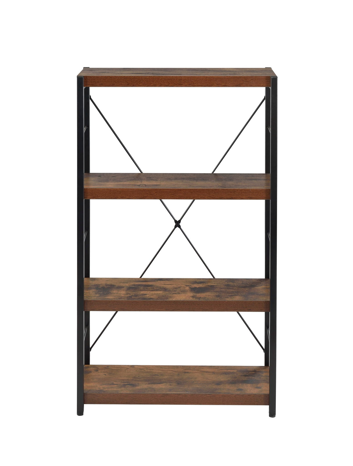 Bob - Bookshelf - Weathered Oak / Black - Best Buy Furniture