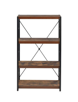 Bob - Bookshelf - Weathered Oak / Black - Best Buy Furniture