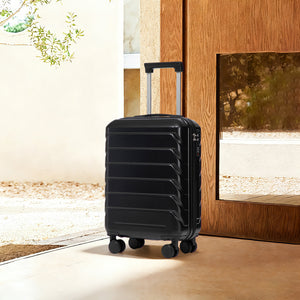 20 Inch ABS Hard Shell Travel Checked Luggage - Black