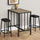 3 Pieces Dining Set, Counter Height, Rectangular, Small, Contemporary & Modern - Best Buy Furniture