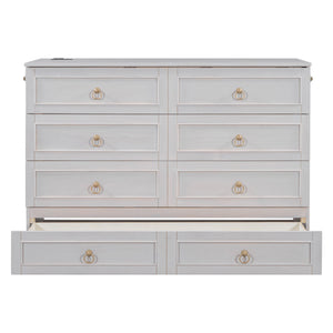 Murphy Bed With Large Drawers And Stylish Design