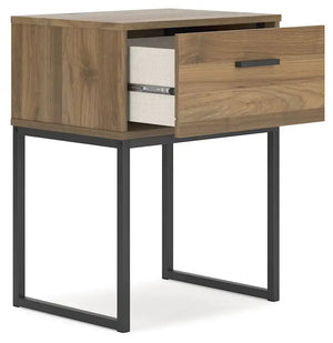 Deanlow - One Drawer Night Stand - Honey - Best Buy Furniture
