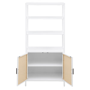 Kenneth - 3 Shelf Radio Weave Accent Cabinet
