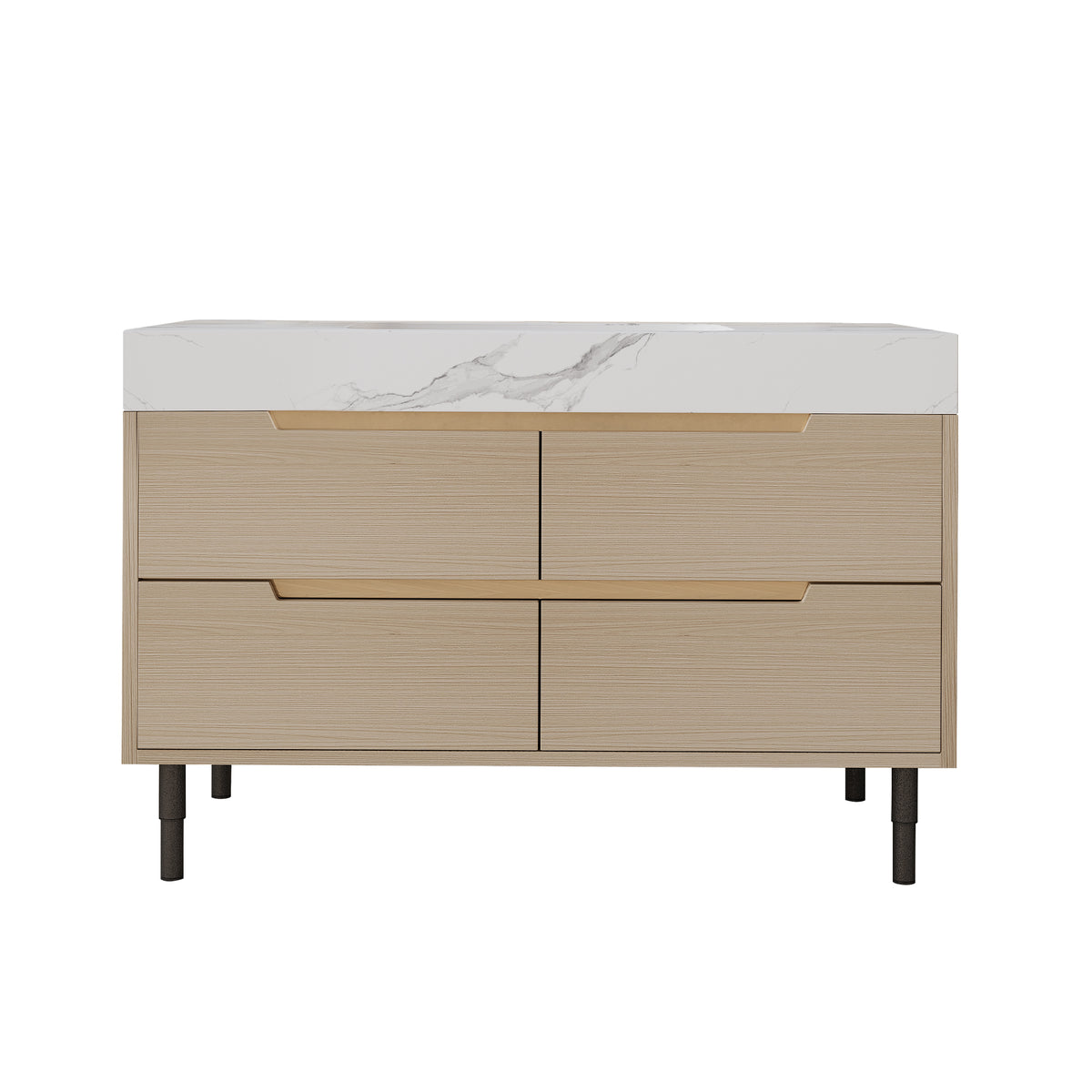 35.4" Modern Bathroom Vanity with Undermount Sink