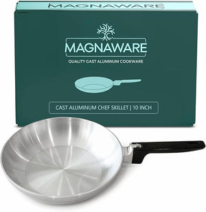 10-Inch Chef Skillet – Lightweight Cast Aluminum Frying Pan