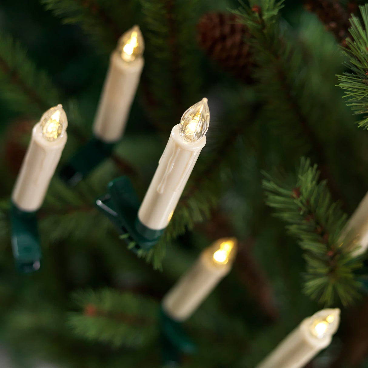 LED Clip On Taper Candle with Remote (Set of 24)