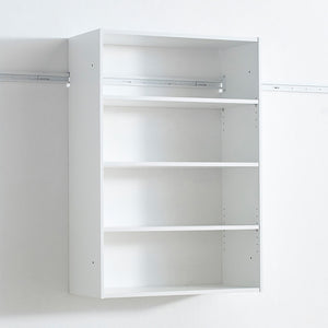 Devi - Wall Mounted Wood Closet System With Modular Design And Ample Storage
