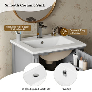 Retro Bathroom Vanity With Sink