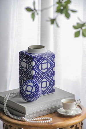 5x5x10" Porcelain Decorative Jar