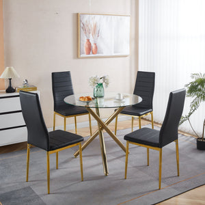 Elegant Legs Dining Chair (Set of 4)