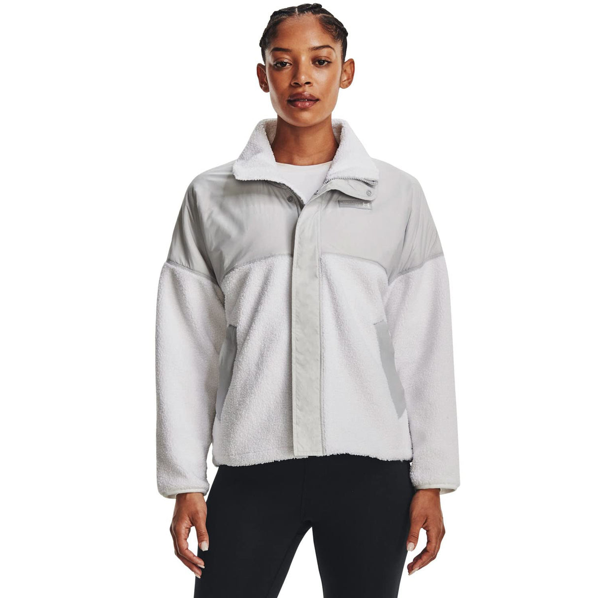 Under Armour Women's Mission Boucle Swacket Jacket - Medium