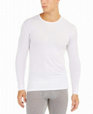 32 Degrees Men Undershirt Base Layer Long Sleeve Crewneck White XL