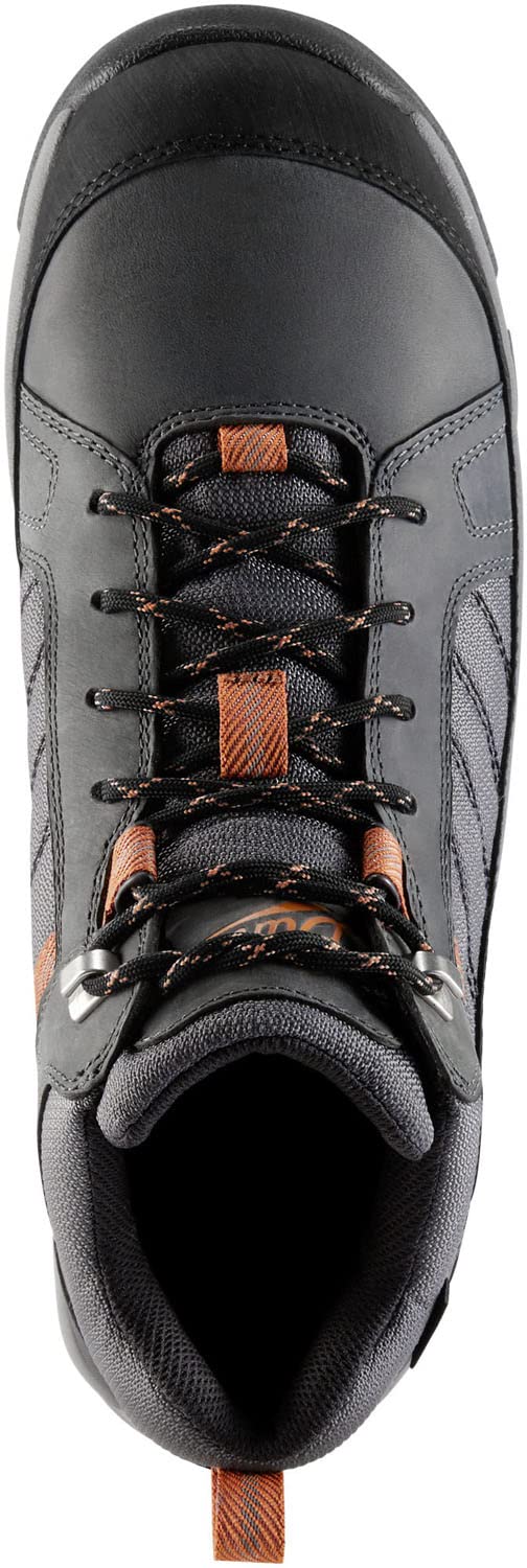 Danner Mens Riverside 45 Gray/Orange Work Boot