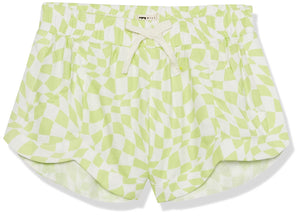 Billabong Girls Mad for You Light Lime Shorts