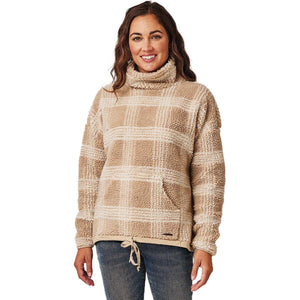 Carve Designs Women's Roley Jacquard Cowl Neck Top