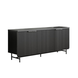 Modern Scandinavian Alcove Door Kitchen Storage Sideboard Buffet Cabinet Console