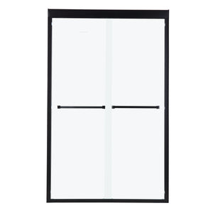 Modern Double Sliding Shower Enclosure, Tempered Glass