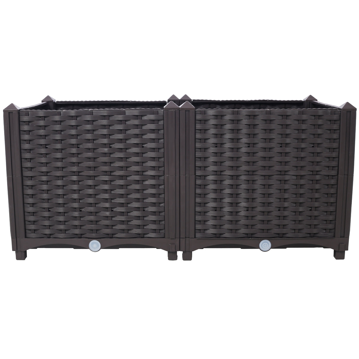 Deep Raised Garden Bed Plastic Planter Boxes