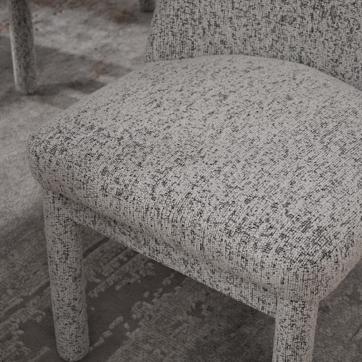 Wide Minimalist Dining Chair