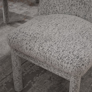 Wide Minimalist Dining Chair