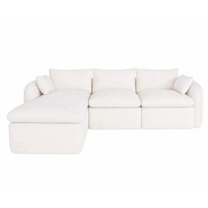 Fully Sponge Compressed Sectional Sofa