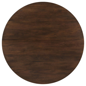 Shirley - Round Dining Table - Dark Walnut