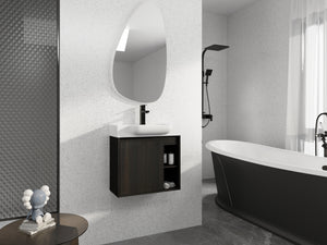24" Wall-Mounted Bathroom Vanity
