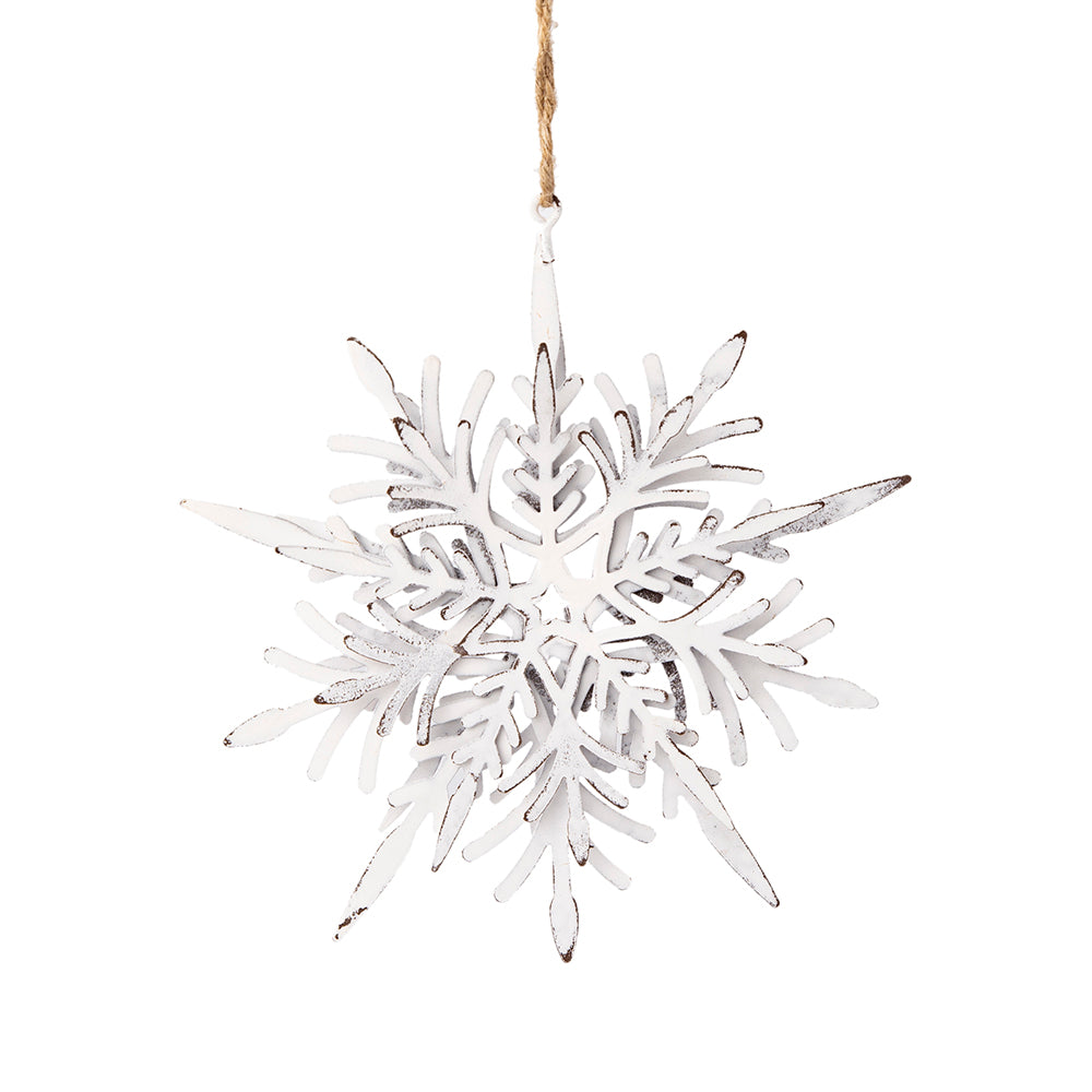 Iron Snowflake Hanger - Set of 6