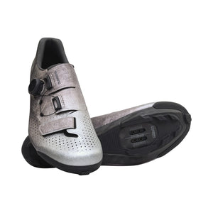SHIMANO SHRX801 Men's Ultralight Gravel Racing Shoes - Silver