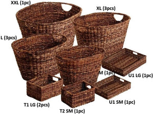 Set of 13 Piece Bacbac Basket Set