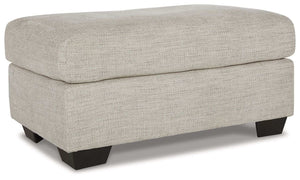 Vayda - Ottoman - Pebble - Best Buy Furniture