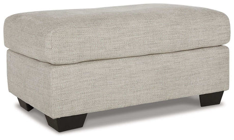Vayda - Ottoman - Pebble - Best Buy Furniture