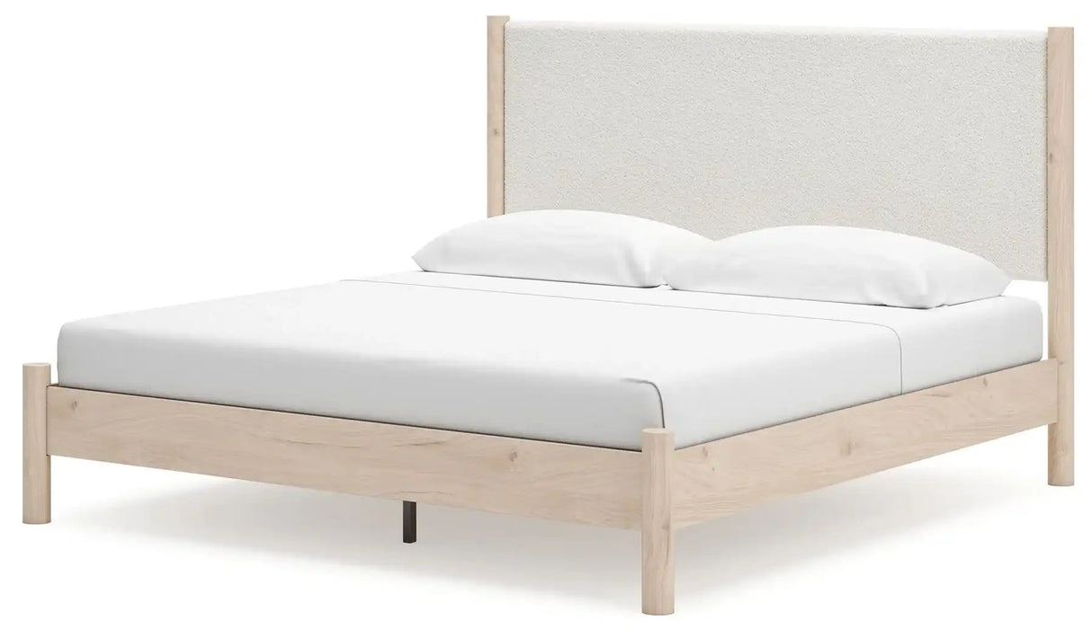 Cadmori - Upholstered Panel Bed - Best Buy Furniture