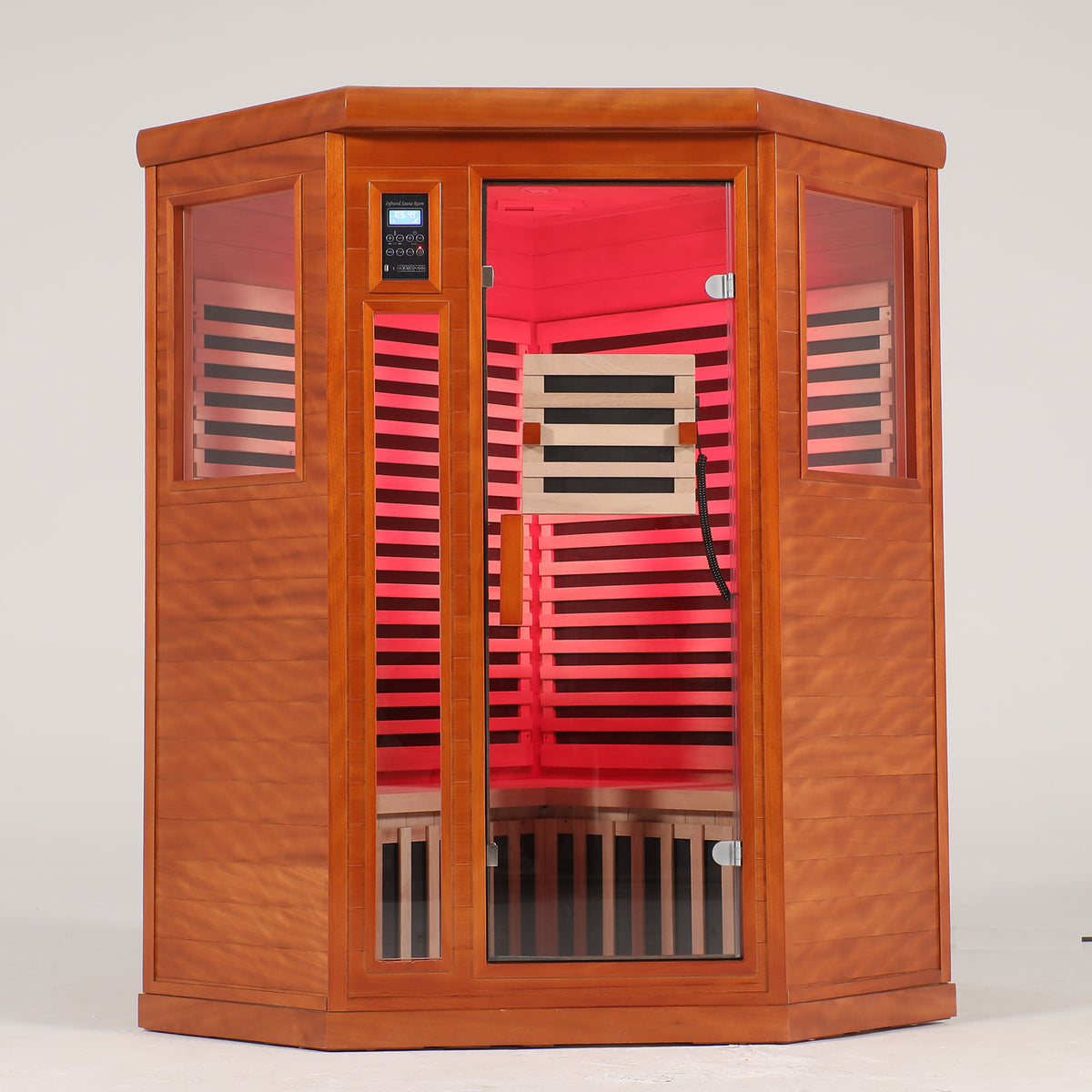 Two Persons Far Infrared Corner Sauna Room - Low EMF