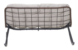 Double Wide Rocking Papasan Chair