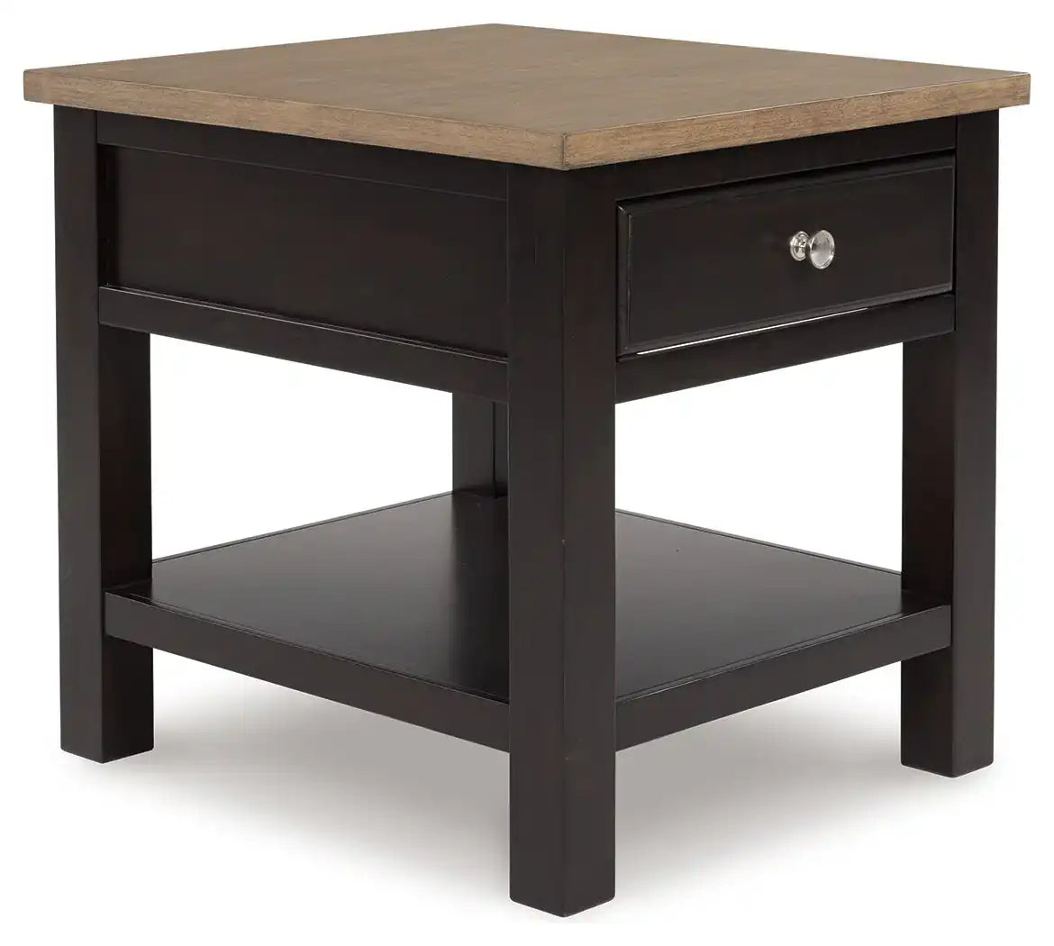 Drazmine - Rectangular End Table - Brown - Best Buy Furniture