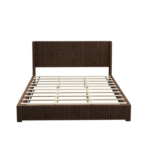 Platform Bed Frame With Headboard, Floor Standing Design
