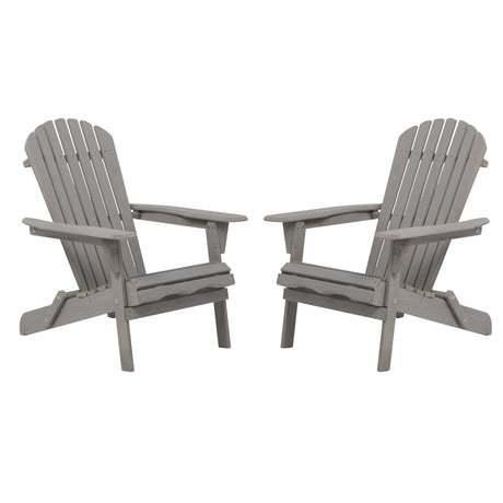 Oversize Outdoor Folding Adirondack Chair, Patio Chair For Garden