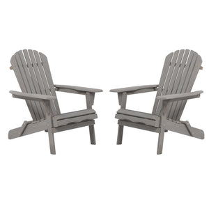 Oversize Outdoor Folding Adirondack Chair, Patio Chair For Garden