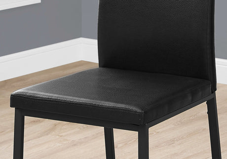 Dining Chair Side Upholstered, For Dining Room (Set of 2) - Black - Best Buy Furniture