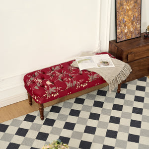 Floral Tufted Sofa Chair