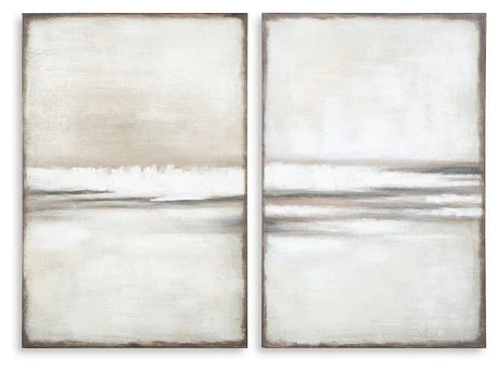 Brockdunn - Wall Art Set (Set of 2) - Tan / Brown - Best Buy Furniture