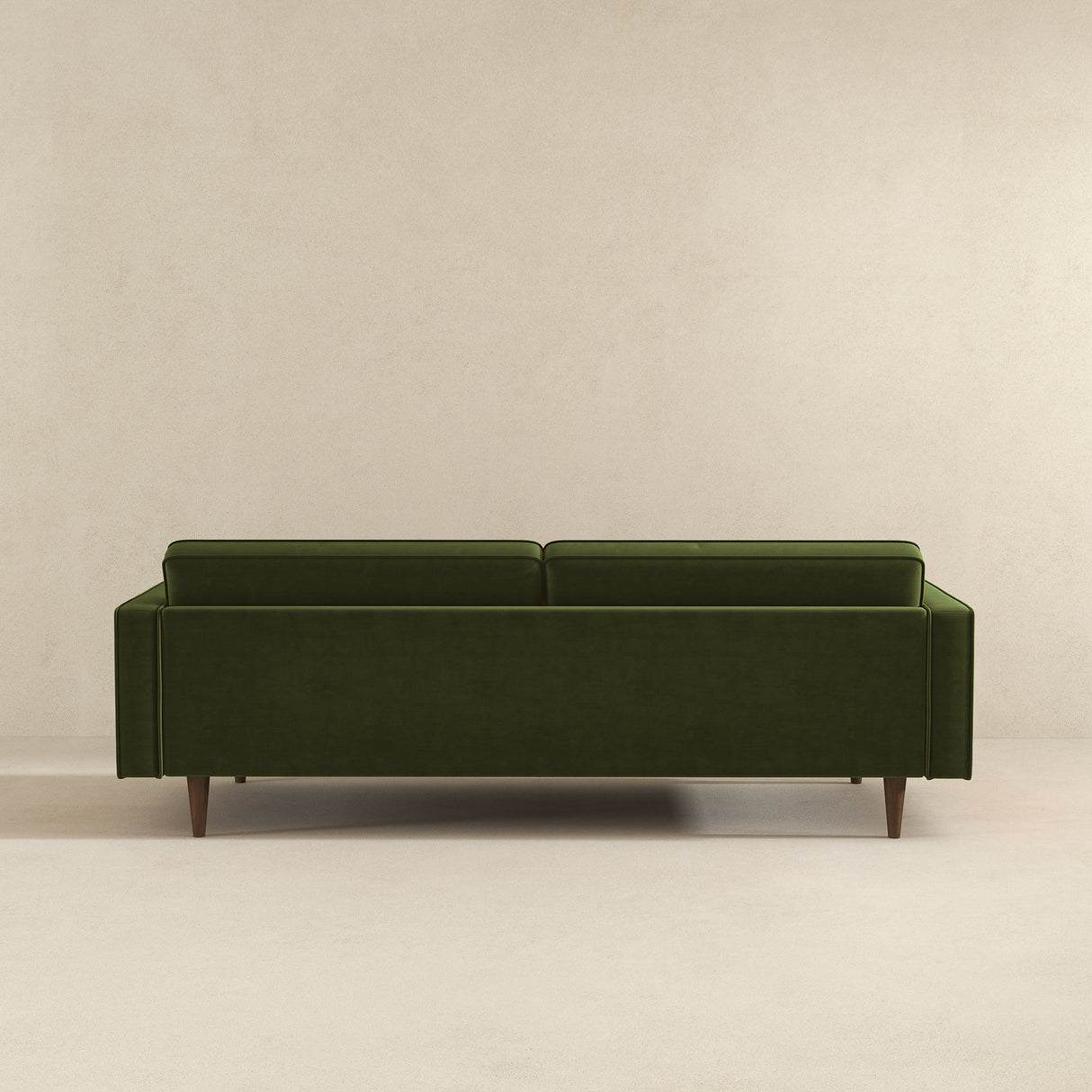 Casey Mid Century Modern Olive Sofa